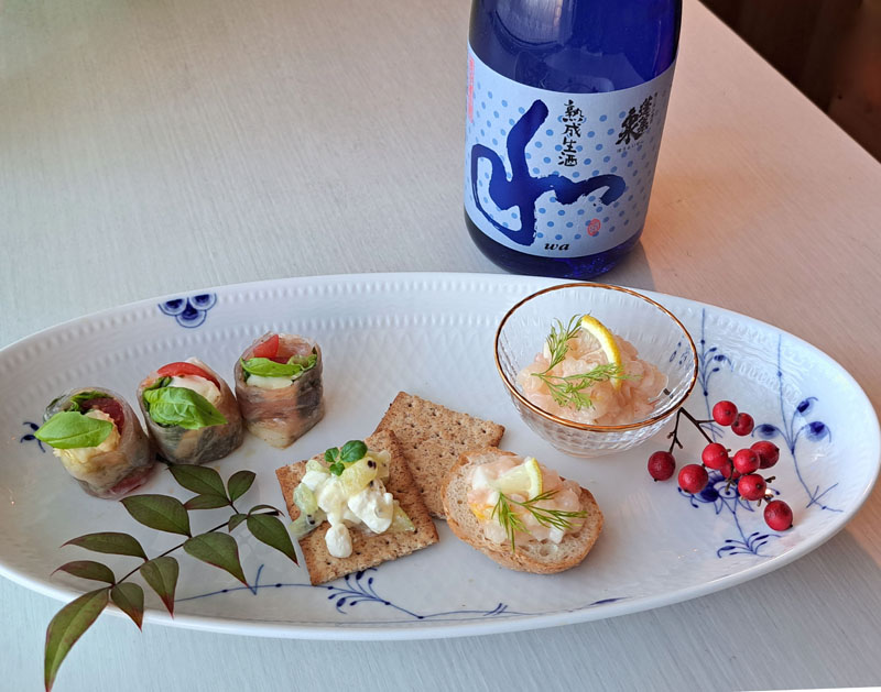 蓬莱泉「熟成生酒 和 微炭酸」
